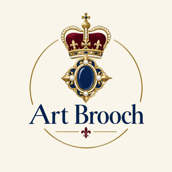 Vintage Art Brooch
